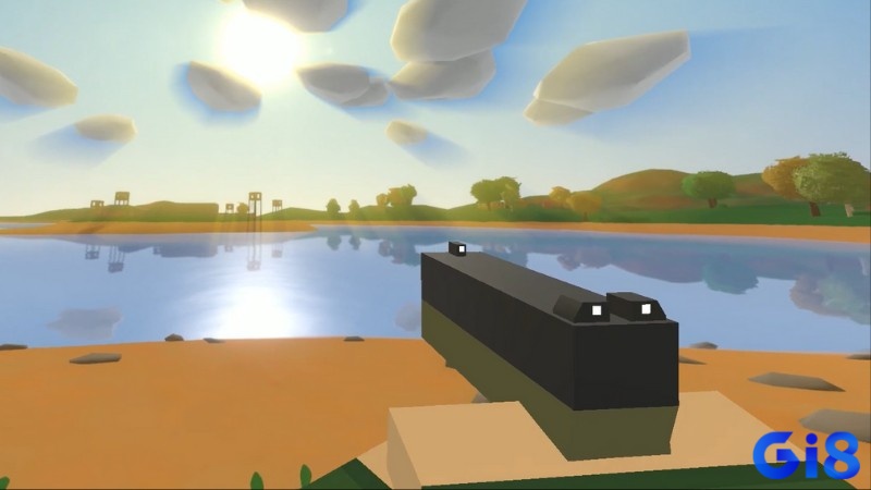 Game Unturned rất đa dạng, từ súng đạn, dao, cung tên đến các loại bom