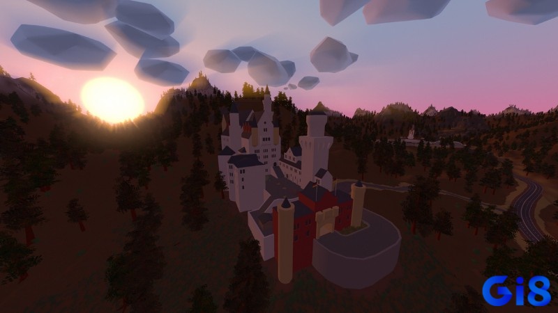 Game Unturned nổi bật với phong cách đồ họa pixel 3D đơn giản nhưng rất dễ thương